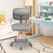 Kids Ergonomic Swivel Mesh Study Desk Chair with Y-Shaped Lumbar Support and Wheels
